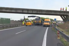 Na olomoucko-vyškovské D46 začala noční uzavírka, silničáři potřebují strhnout most