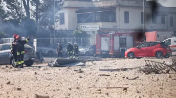 V Římě explodovala čerpací stanice