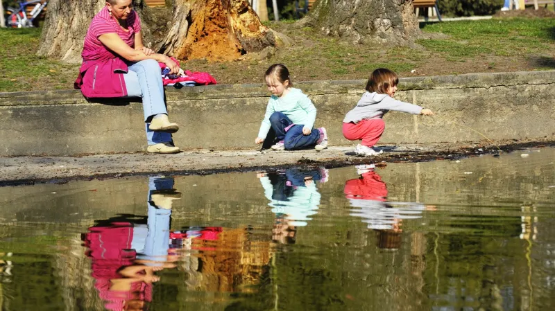 Jaro ve Smetanových sadech v Olomouci