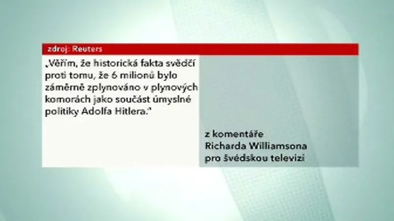 Vyjádření Richarda Williamsona