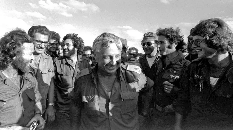 Ariel Šaron v roce 1973 během arabsko-izraelské války
