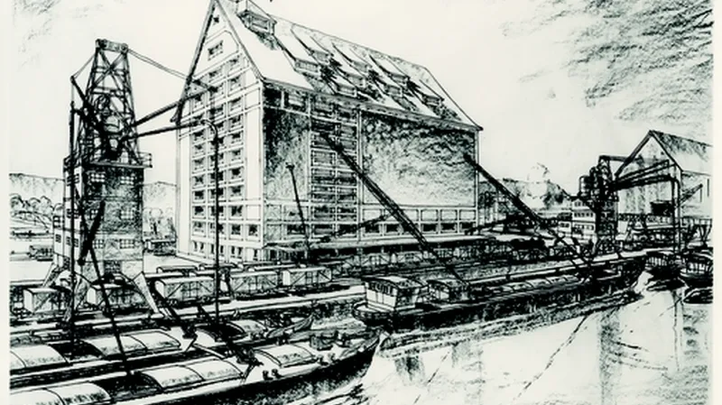 Dostavba přístavu Alberner, 1938