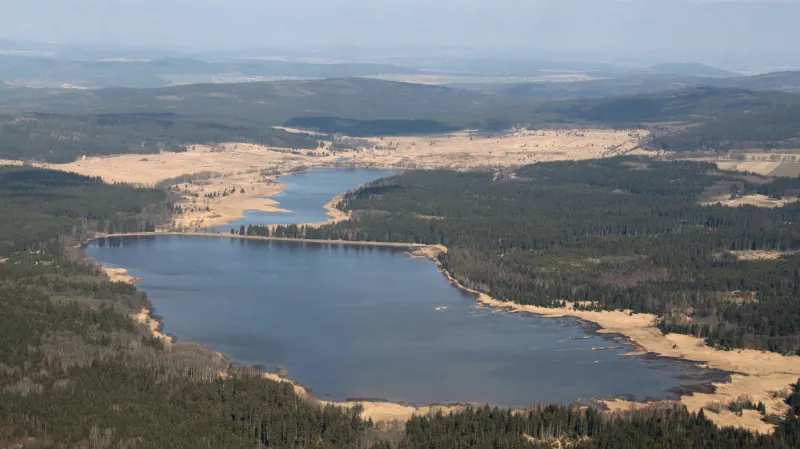 Padrtské rybníky ve vojenském újezdu Brdy