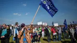 Zaměstnanci Škoda Auto demonstrovali za vyšší mzdy