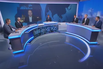 Hosté Událostí, komentářů probrali navržený schodek rozpočtu