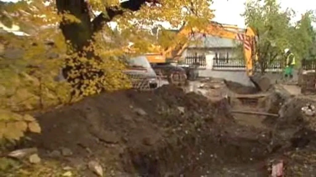 Stavba kanalizační přípojky