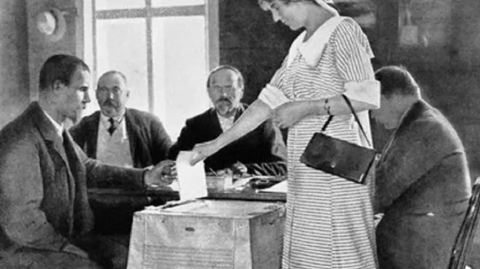 Finská volička při parlamentních volbách v roce 1906