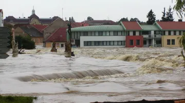 Záplavy na jihu Čech v roce 2002 - Písek