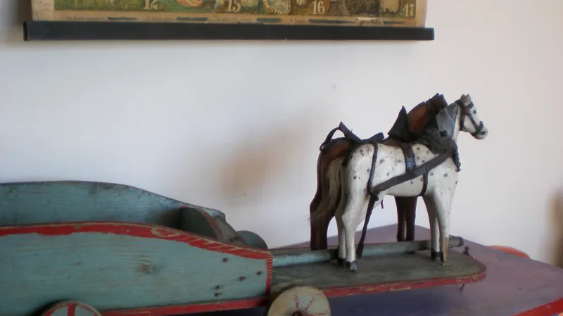 Z vesnického muzea v Košticích