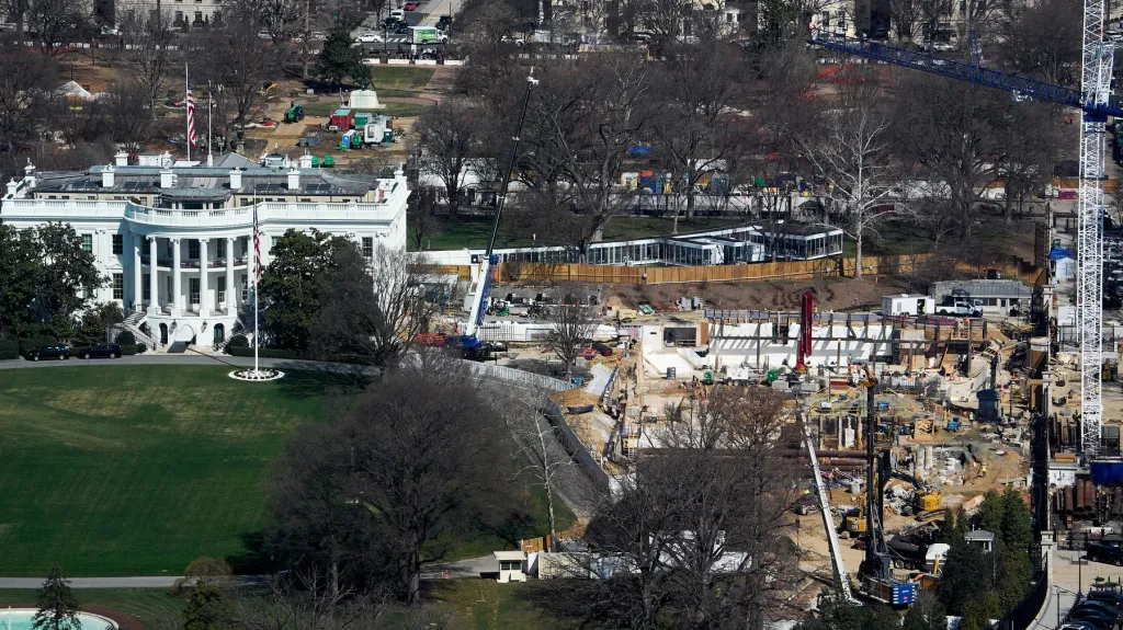 Výstavba tanečního sálu Bílého domu