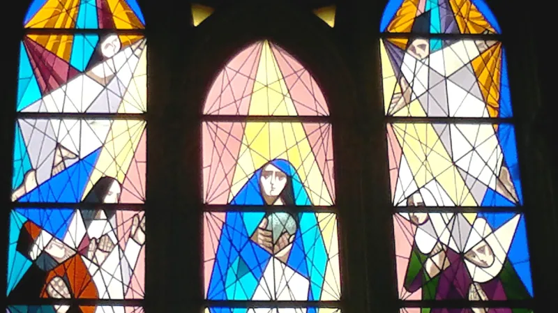 Vitráž katedrály Almudena