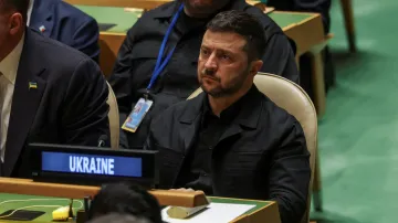 Volodymyr Zelenskyj se účastní Valného shromáždění OSN