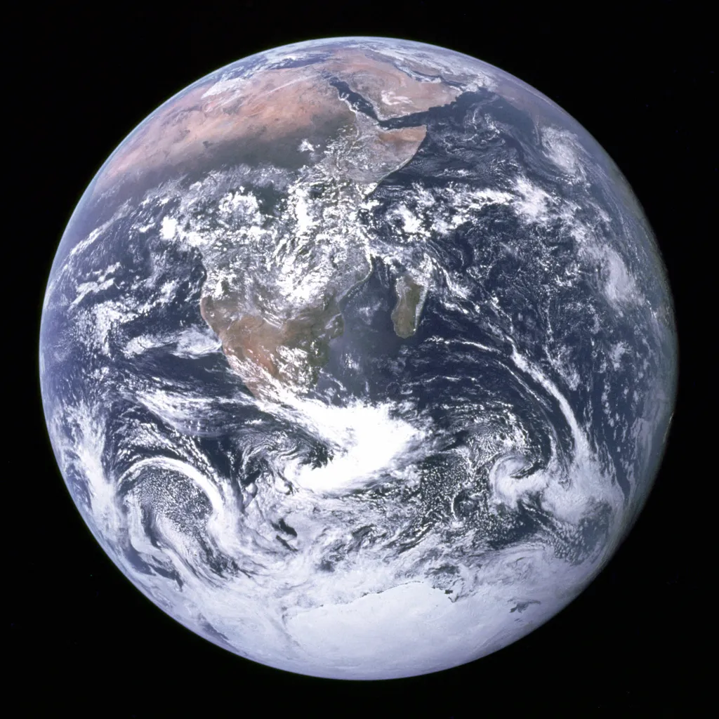 Snímek Země pořízený posádkou
