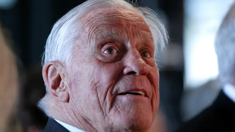 Letitý šéfredaktor listu The Washington Post Ben Bradlee