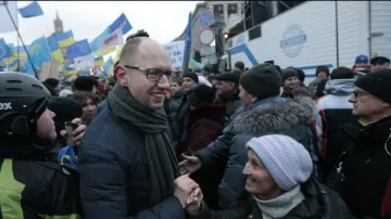 Josef Pazderka o demonstraci v Kyjevě
