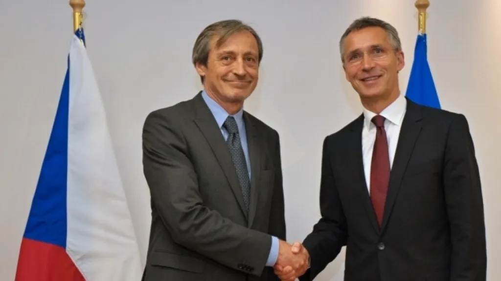 Martin Stropnický a Jens Stoltenberg