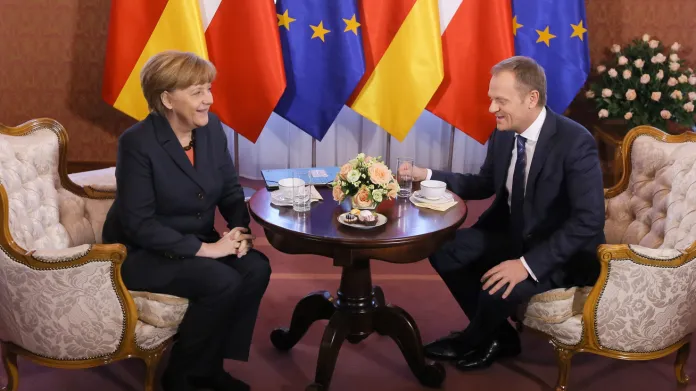 Angela Merkelová a Donald Tusk