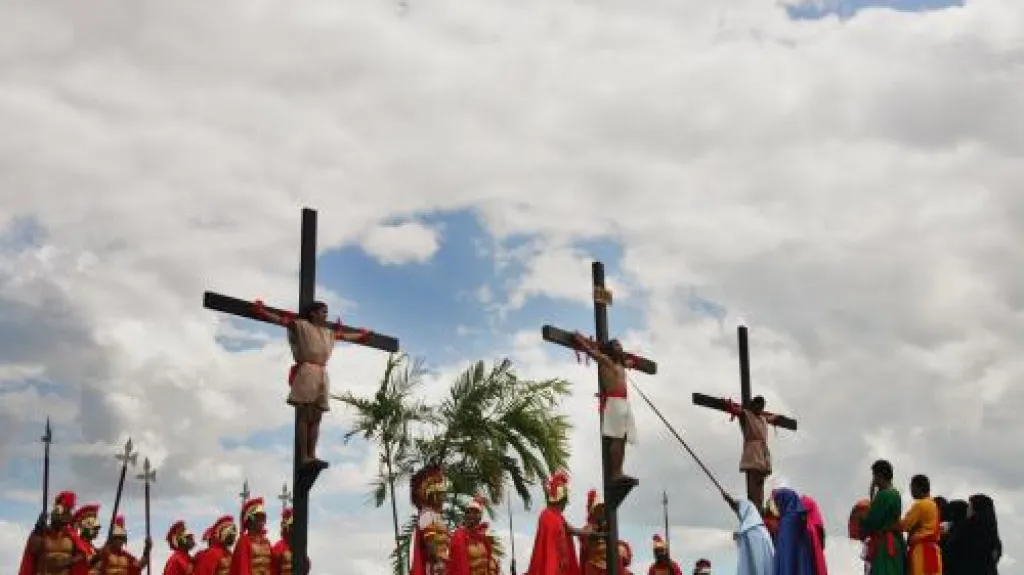 Oslavy Velkého pátku na Filipínách