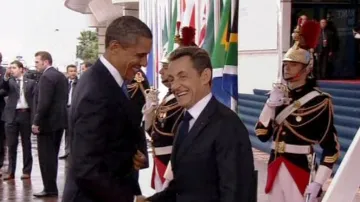Obama a Sarkozy