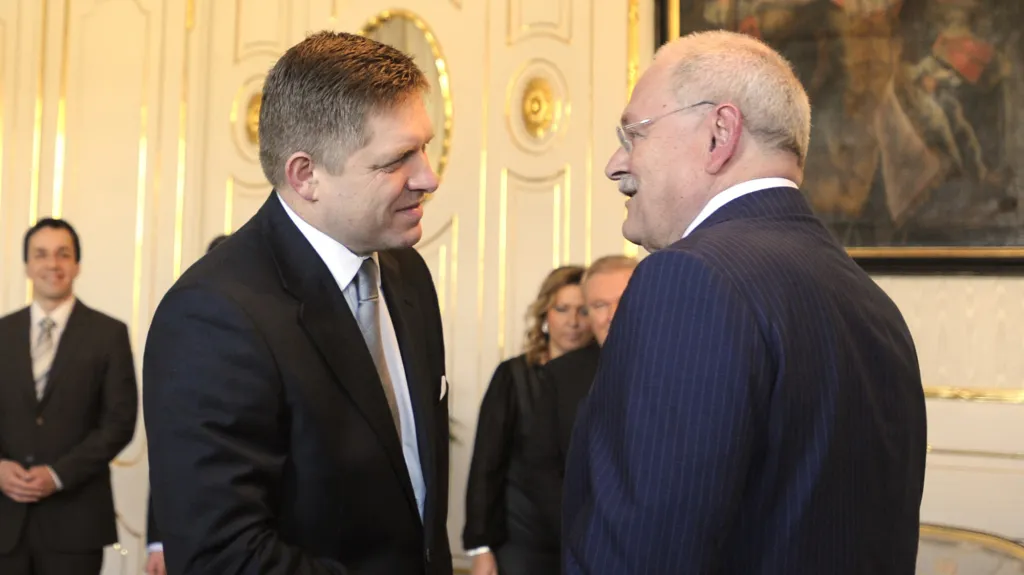 Robert Fico a Ivan Gašparovič