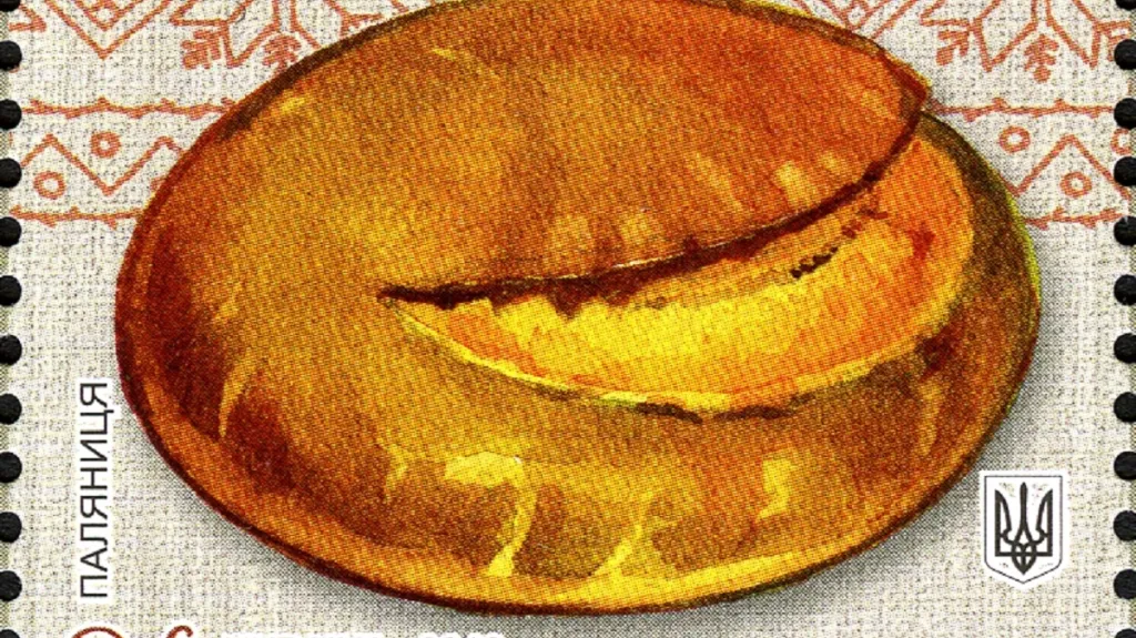Chléb paljanica se dostal i na ukrajinskou poštovní známku