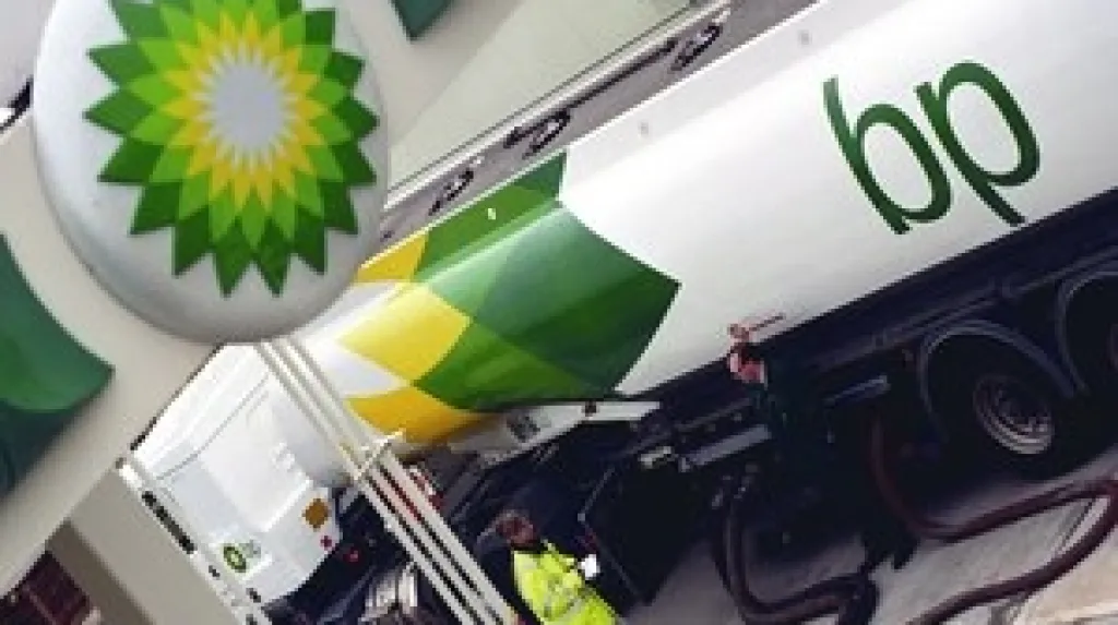 Čerpací stanice společnosti British Petroleum