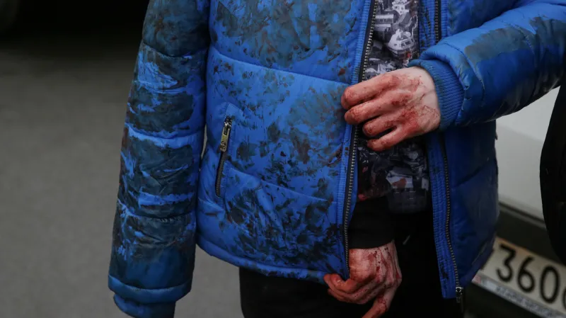 Následky útoku v petrohradském metru