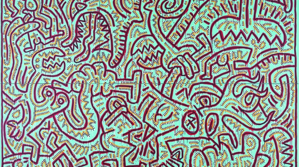 Z výstavy Keith Haring / Proti srsti