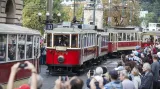Tramvajový průvod Prahou