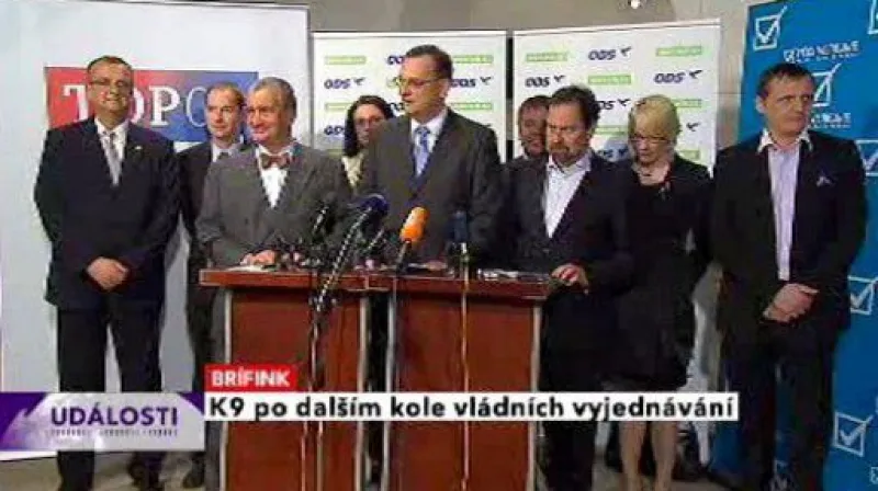 Brífink K9 po jednání o budoucí vládě
