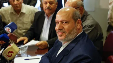 Šéf politického křídla Hamásu Chalíl Hajja na snímku z října 2022