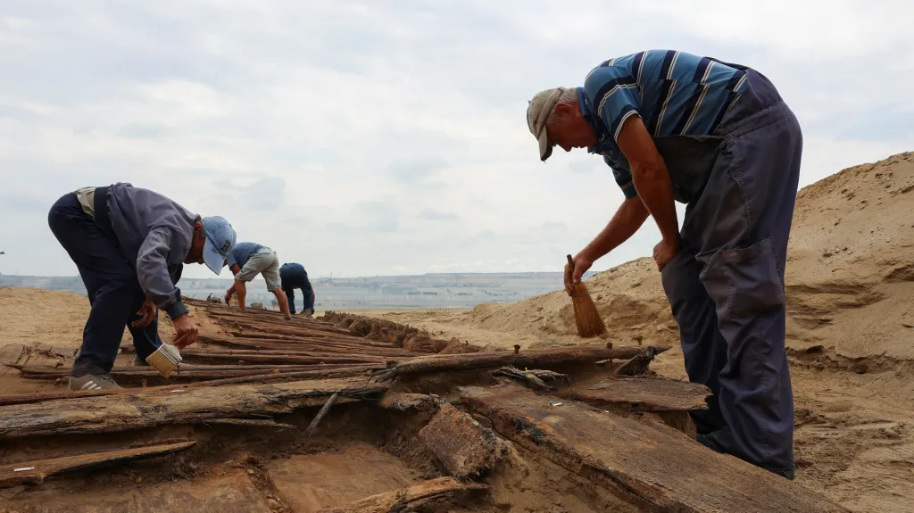 Vrak římské lodi nalezený v Srbsku