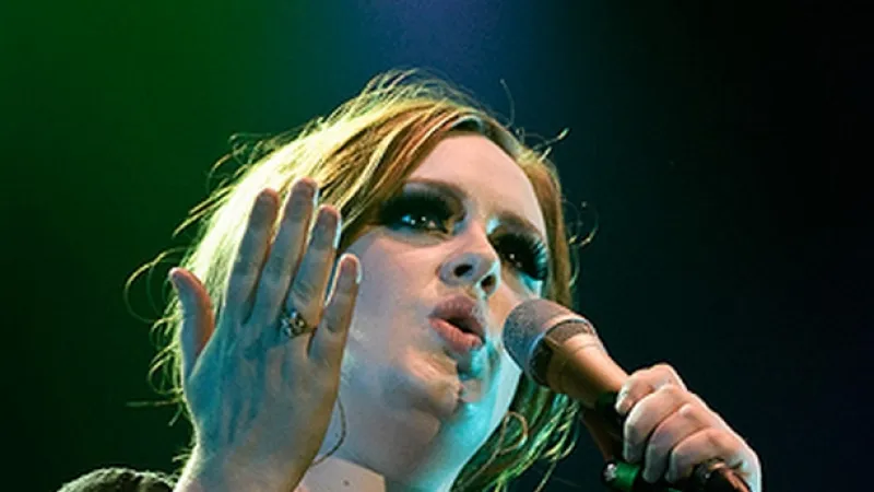 Britská zpěvačka Adele