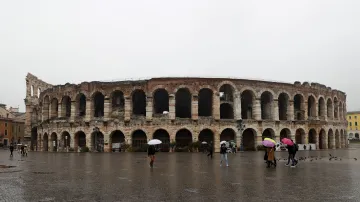 Aréna ve Veroně, v níž proběhne zakončení letošních olympijských her