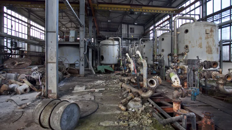 Areál hlubinné těžby uranu ve Stráži pod Ralskem