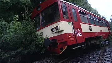 Vykolejený vlak