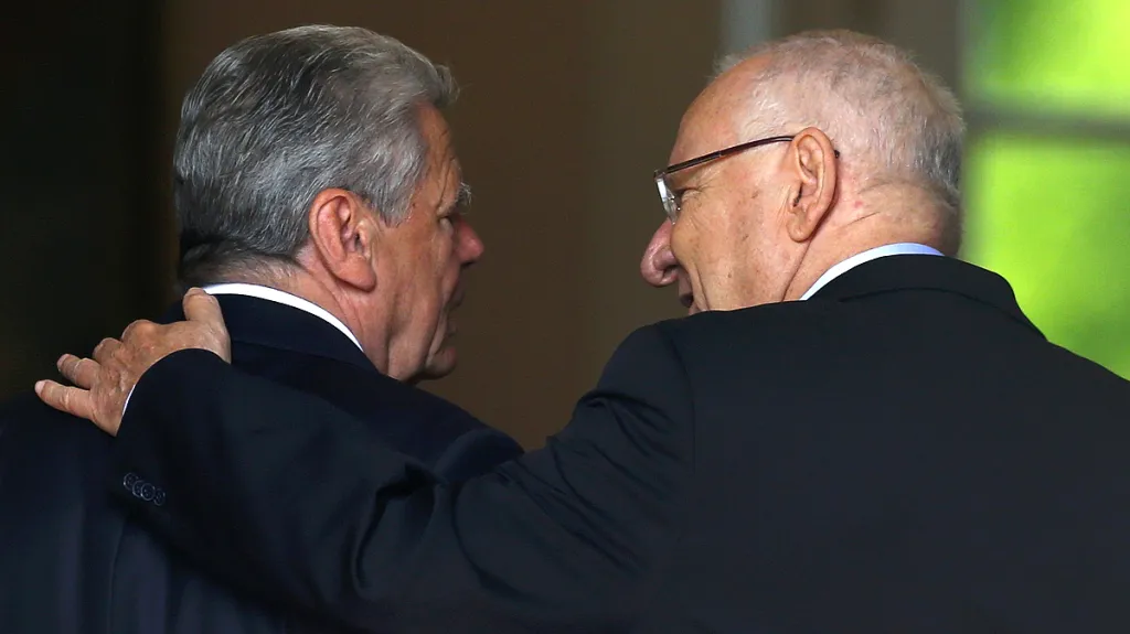 Joachim Gauck a Reuven Rivlin