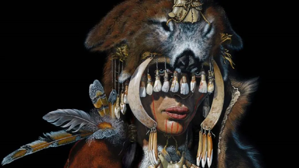 Rekonstrukce šamanky z Bad Dürrenbergu