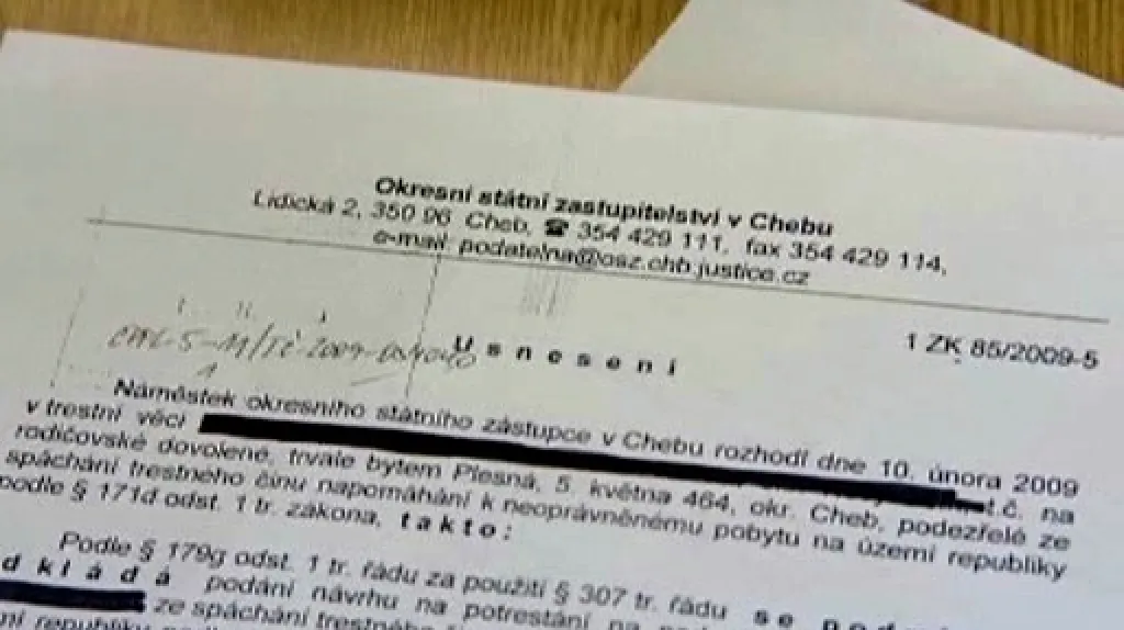Usnesení chebského zastupitelství