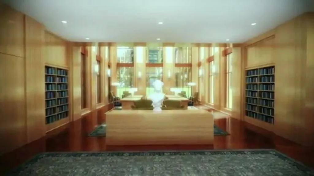 Vizualizace knihovny George Washingtona