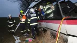 Nehoda autobusu u Horoměřic