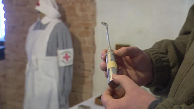 Expozice polní nemocnice v Josefově