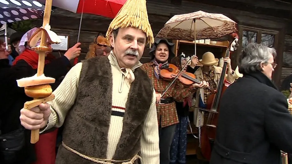 Masopust v rožnovském skanzenu