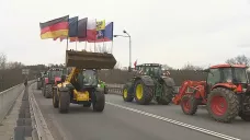Protesty zemědělců na hranicích