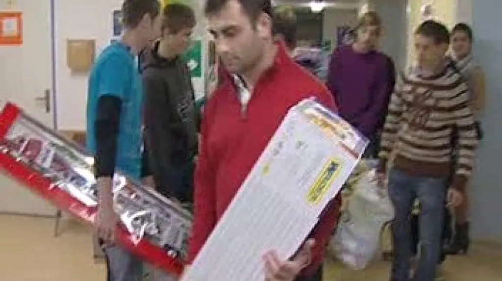 Mikuláš v jihlavské nemocnici