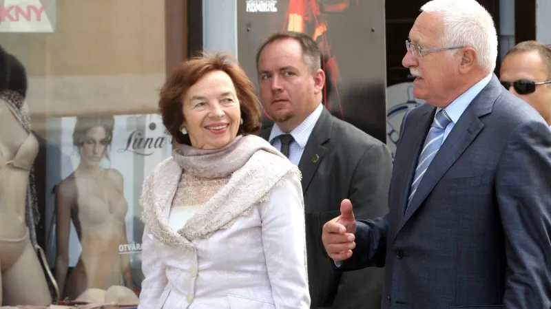 Livia Klausová na Slovensku