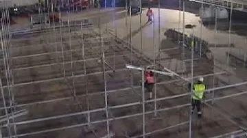 Rekonstrukce hrací plochy v hale Rondo