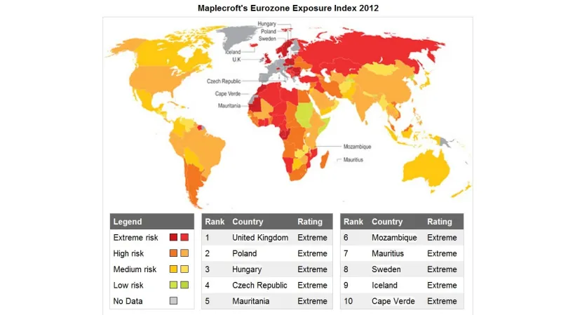 Studie společnosti Maplecroft