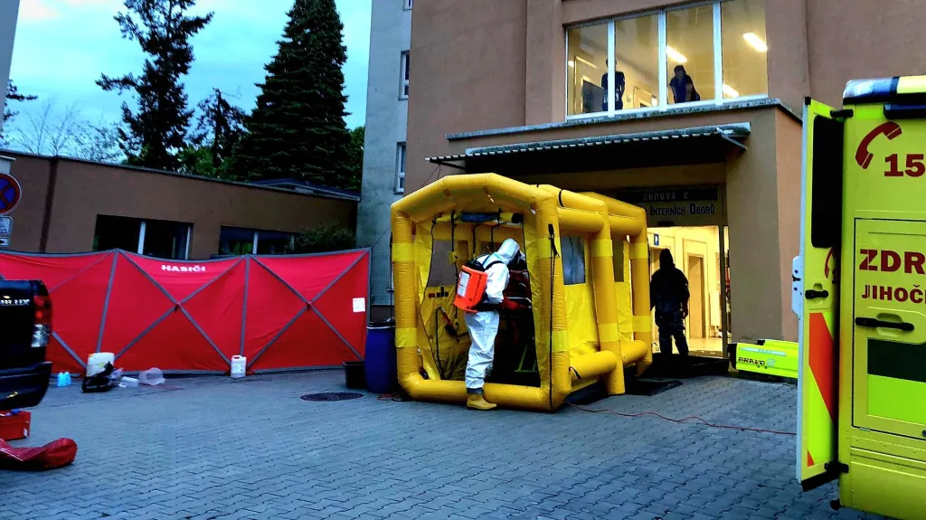 Transport pacienta z Nemocnice Tábor do Prahy