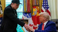 Elon Musk a Donald Trump